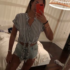 Urban Outfitters Tops - Striped button up blouse Urban Outfitters Tops - Striped button up blouse